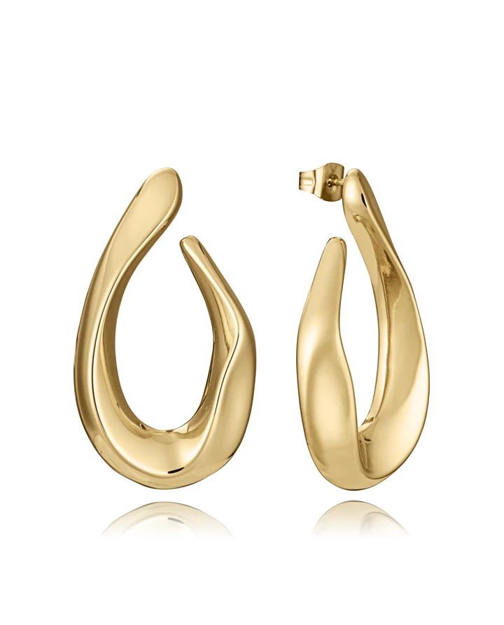 Pendientes Acero Dorado Viceroy 3,7cm 75400E01012 Gota