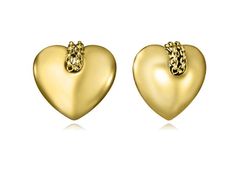 Pendientes Acero Dorado Viceroy 75435E01012 Corazón En Brillo