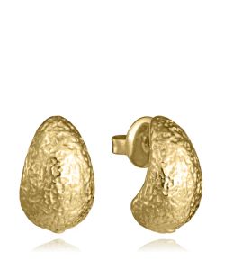 Pendientes Acero Dorado Viceroy Mujer 14368E01012 Gota C. Textura En Brillo