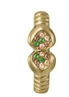 Pendientes Acero Dorado Viceroy Mujer 75452E01012 Aro C. Circonitas Multicolor