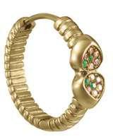 Pendientes Acero Dorado Viceroy Mujer 75452E01012 Aro C. Circonitas Multicolor