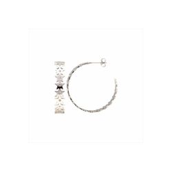 Pendientes Acero E15219 Estrellas Circonitas