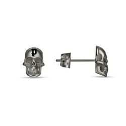 Pendientes Acero Ip Gris Police PEAGE0000903 Calaveras C. Logo Police