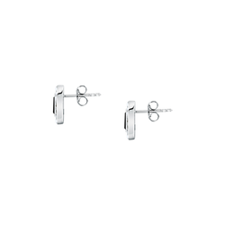 Pendientes Acero Karl Lagerfeld Mujer KLAYC43 Circonitas Negras Bicolor Blancas