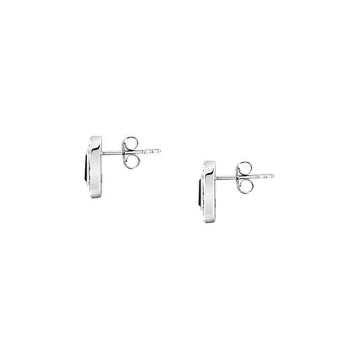 Pendientes Acero Karl Lagerfeld Mujer KLAYC43 Circonitas Negras Bicolor Blancas