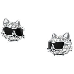 Pendientes Acero Karl Lagerfeld Mujer KLAYD21 Gata Circonitas