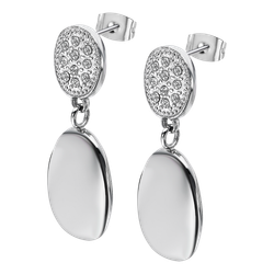 Pendientes Acero Lotus Style Mujer LS2567-4/1 Circonitas Colgante Liso