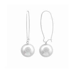 Pendientes Acero Mujer E26152 Colgante Bola En Brillo