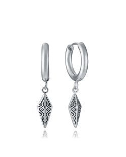 Pendientes Acero Viceroy Hombre 3cm 14338E01000 Aro Colgante