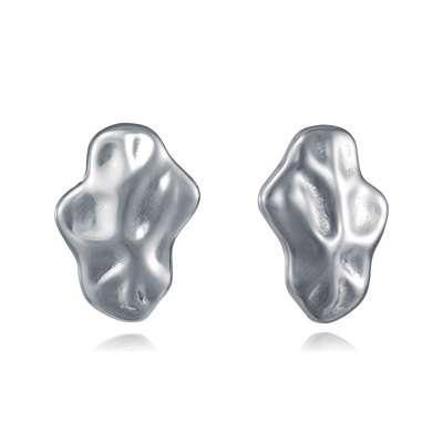 Pendientes Acero Viceroy Mujer 14445E01000 Martillado Irregular
