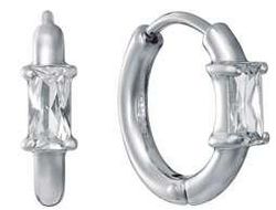 Pendientes Acero Viceroy Mujer 15247E01000 Aro C. Circonita