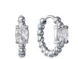 Pendientes Acero Viceroy Mujer 15248E01000 Aro C. Circonitas
