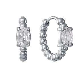 Pendientes Acero Viceroy Mujer 15248E01000 Aro C. Circonitas