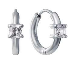 Pendientes Acero Viceroy Mujer 15250E01000 Aro C. Circonita