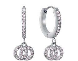 Pendientes Acero Viceroy Mujer 15260E01000 Aro Colgante C. Circonitas
