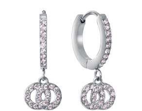 Pendientes Acero Viceroy Mujer 15260E01000 Aro Colgante C. Circonitas