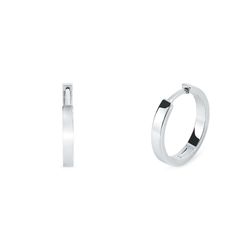 Pendientes Argent Basic 1,5cm ARRG004 Aros Sección Cuadrada