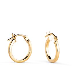 Pendientes Aro Oro 18kts A95-1315 Liso 13mm x 1,50mm