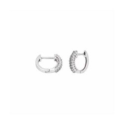 Pendientes Aro Plata E07717 Aro Con Circonitas