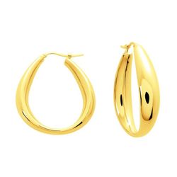 Masviel 18kt Gold Hoop Earrings (18)5553 Round