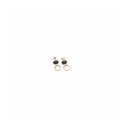 Pendientes Bronce 4cm Sovrani J10102 Isabelle Piedras Negras Latón