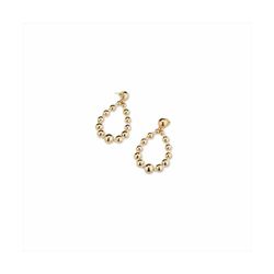 Bronze Earrings 7cm Sovrani J8911 Gold Balls