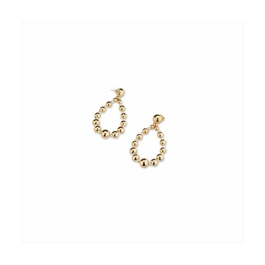 Bronze Earrings 7cm Sovrani J8911 Gold Balls