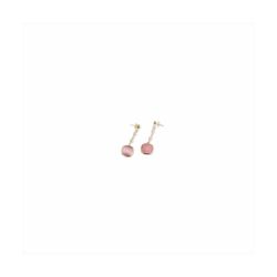 Pendientes Bronce Dorado Sovrani Mujer J11549 Colgante Circonitas Rosa 5,00cm