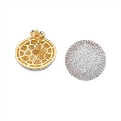Pendientes Bronce Dorado Sovrani Mujer J12218 Circonitas 2,00cm