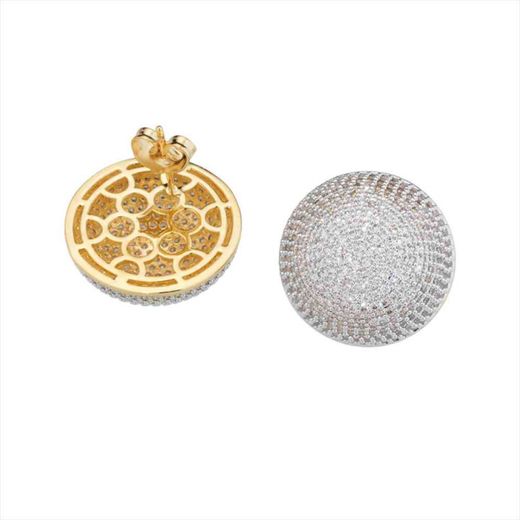 Pendientes Bronce Dorado Sovrani Mujer J12218 Circonitas 2,00cm