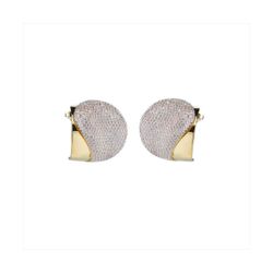 Pendientes Bronce Dorado Sovrani Mujer J12222 Circonitas 2,50cm