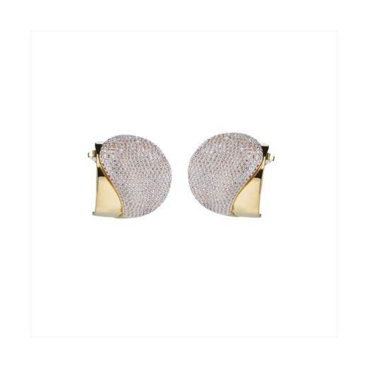 Pendientes Bronce Dorado Sovrani Mujer J12222 Circonitas 2,50cm