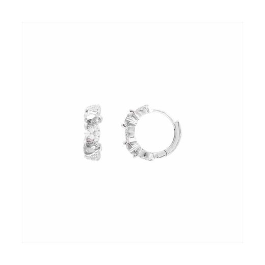 Pendientes Bronce Mujer E26183 Aro C. Circonitas