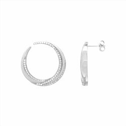 Pendientes Bronce Mujer E27241 Luna C. Circonitas