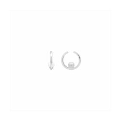 Pendientes Bronce Mujer E27282 Círculo Abierto C. Perla