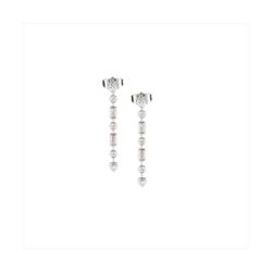Pendientes Bronce Sovrani Mujer J12120 Colgante Circonitas Multicolor 3,50cm