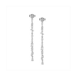 Pendientes Bronce Sovrani Mujer J12126 Colgante Circonitas 7,00cm