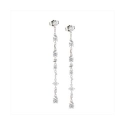 Pendientes Bronce Sovrani Mujer J12132 Colgante Circonitas Multicolor 7,00cm