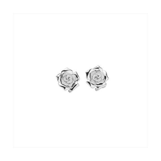 Pendientes Bronce Sovrani Mujer J12248 Flor C. Circonitas 2,00cm