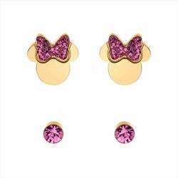 Pendientes Disney Acero Dorado ST0012P Minnie
