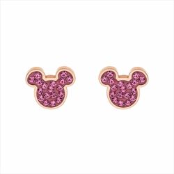 Pendientes Disney Acero Rosa ST0023PR Mickey