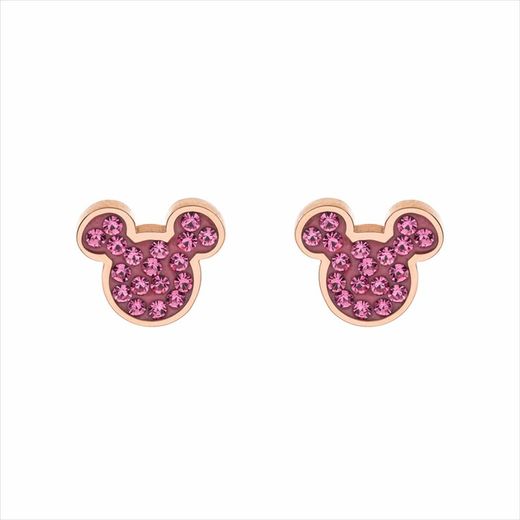 Pendientes Disney Acero Rosa ST0023PR Mickey