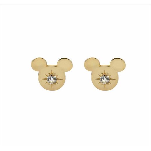 Disney 18kt Gold Earrings 18K0012P Mickey Diamonds