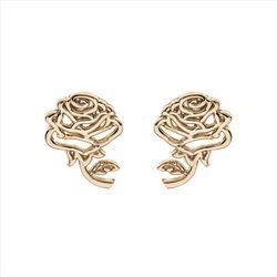 Pendientes Disney Oro 9kts 9K0010P Rosa Bella