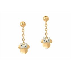Pendientes Disney Oro 18kts Bicolor 18K0014P Minnie