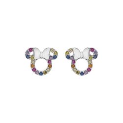 Pendientes Disney Plata AG0009P1 Minnie Circonitas Multicolor
