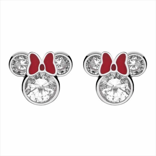 Disney Sølv Øreringe AG0014P3 Minnie Zirconia