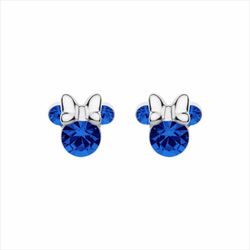 Pendientes Disney Plata AG0026P Minnie Piedras Azules