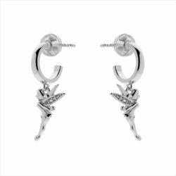 Pendientes Disney Plata AG0070P1 Campanilla