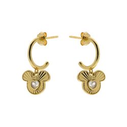 Pendientes Disney Plata Dorada AG0038P Mickey